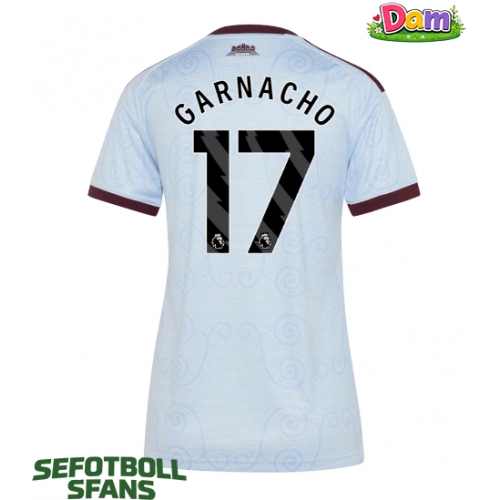 Aston Villa Alejandro Garnacho #17 Tredje Tröja Kvinnor 2026-27 Kortärmad